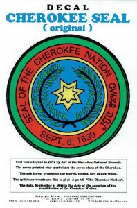 Cherokee Seal Decal